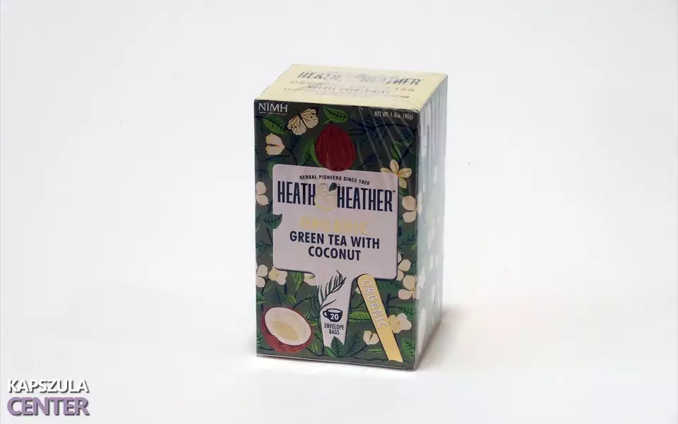 Heath & Heather zöld kókusz tea