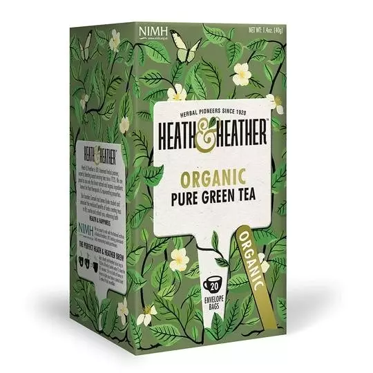 Heath & Heather organikus zöld tea