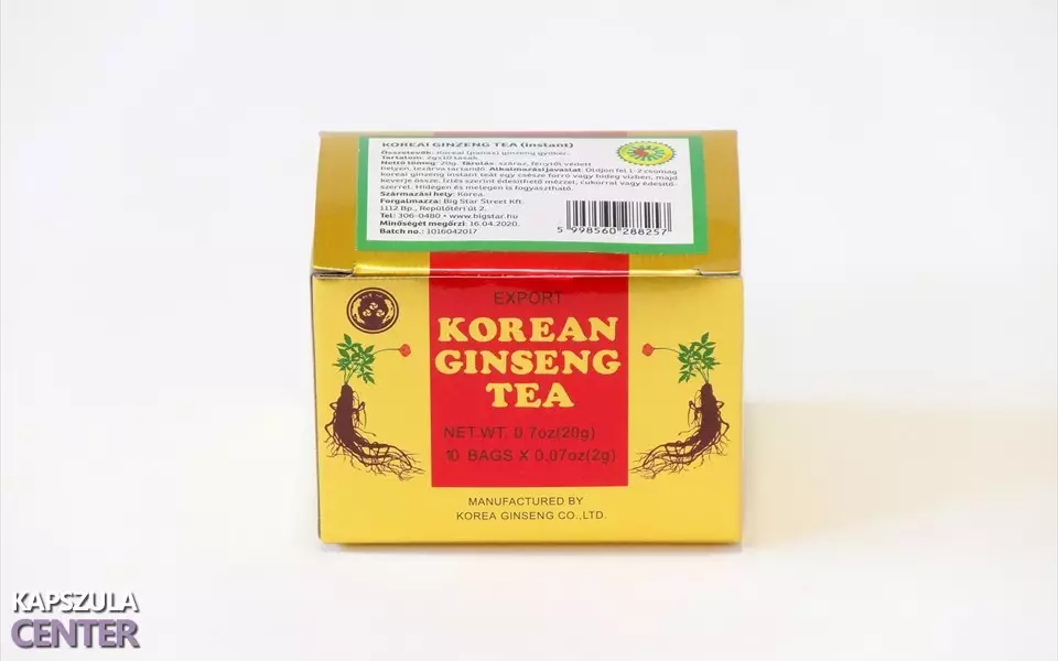 instant koreai ginzeng tea